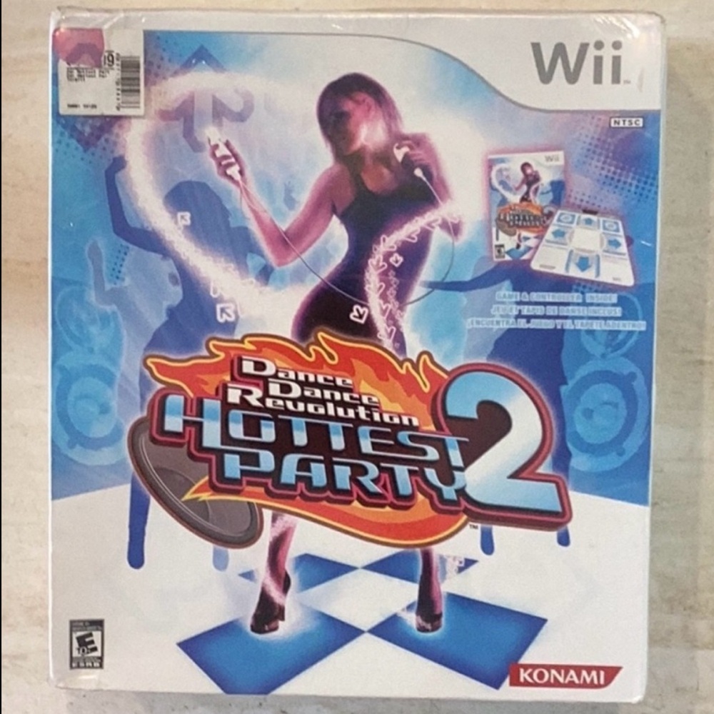 Dance Dance Revolution 2 & Dance Mat Hottest Party Nintendo Wii Game New In Box - Picture 2 of 16